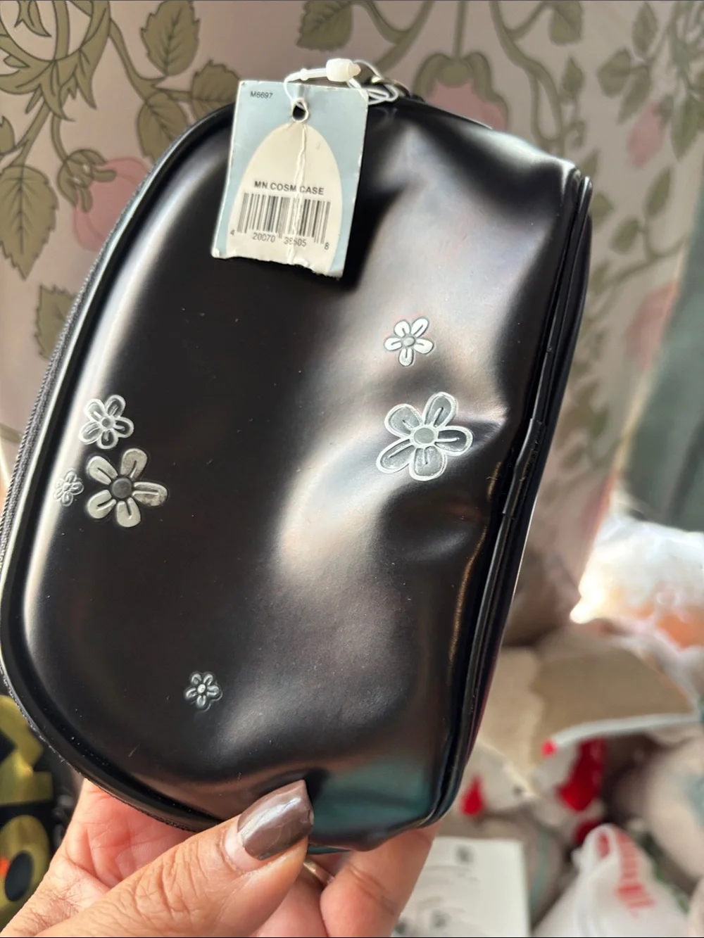 Disney Metallic Brown Minnie Mouse Cosmetic Bag